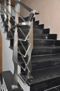 Rampes d’escalier moderne en aluminium