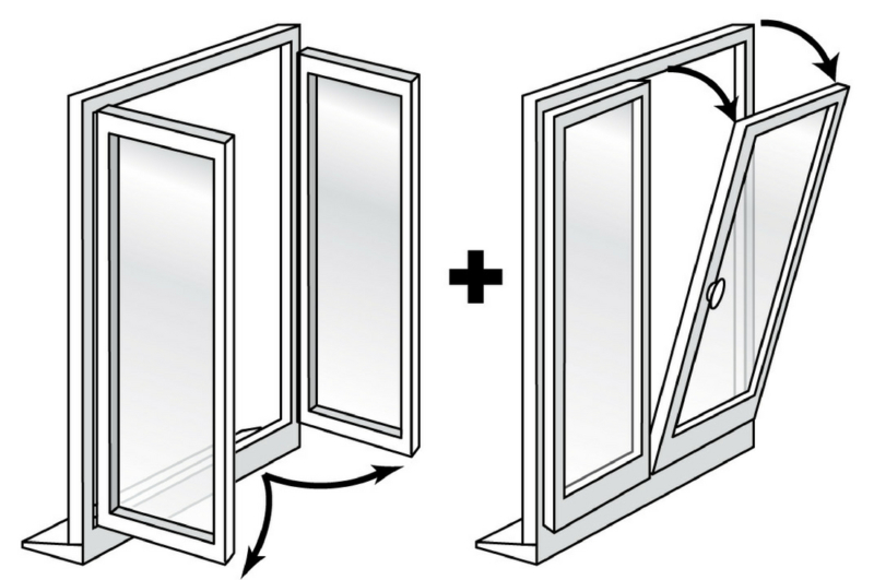 La fenêtre oscillobattante en aluminium